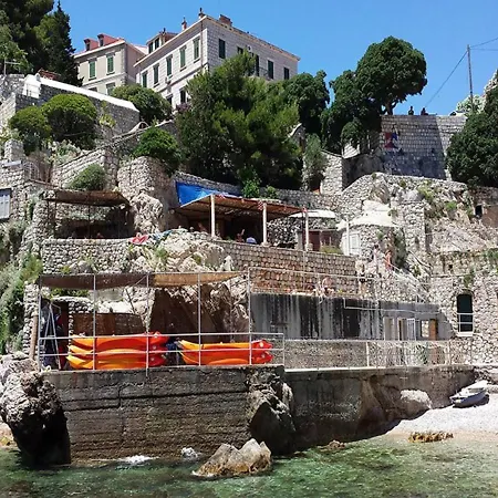 Mediteran With Garden Next To Beach And Old Town Dubrovnik Exterior photo